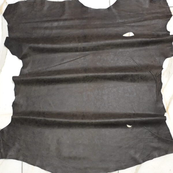 1x Lederhaut (LH-1543), antik-moccabraun, 0,4mm, nappa