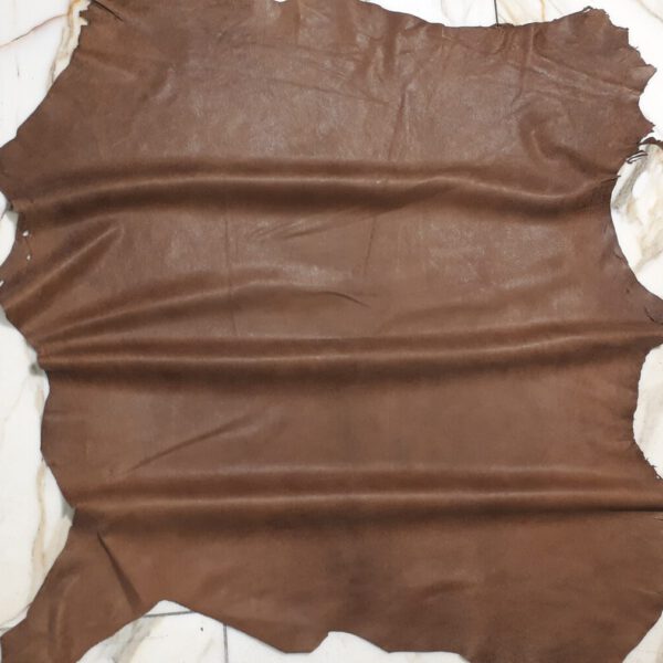 1x Lederhaut (SO-1549), tabakbraun, 0,4mm, nappa