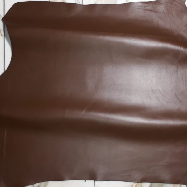 1x Lederhaut (YO-1552), tabakbraun, 0,8mm, nappa