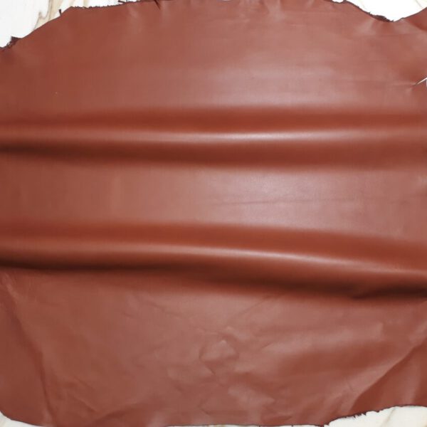 1x Lederhaut (JO-1555), rostbraun, 0,8mm, nappa