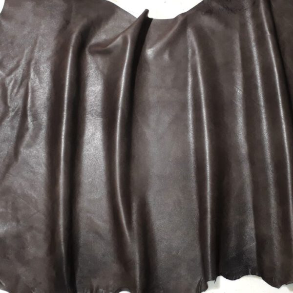 1x Lederhaut (YH-1557), moccabraun, 0,8mm, nappa