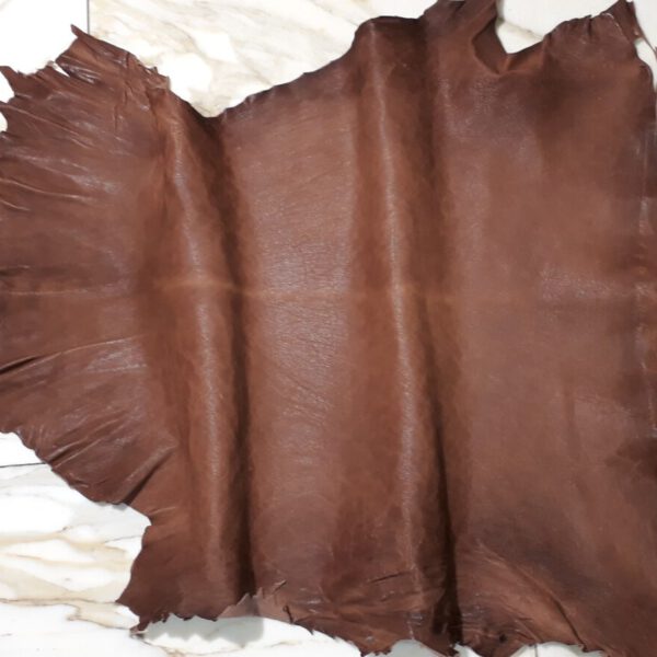 1x Lederhaut (XO-1558), tabakbraun, 0,9mm, nappa