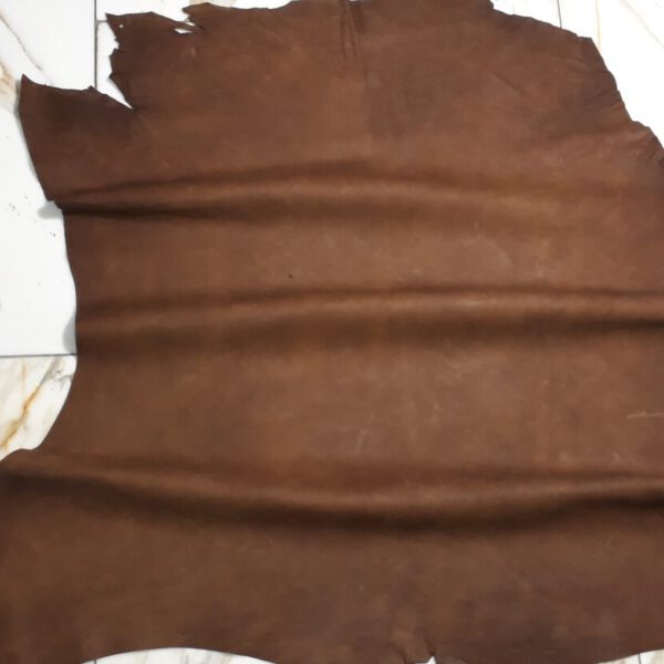 1x Lederhaut (ZO-1562), sattelbraun, 0,9mm, nappa