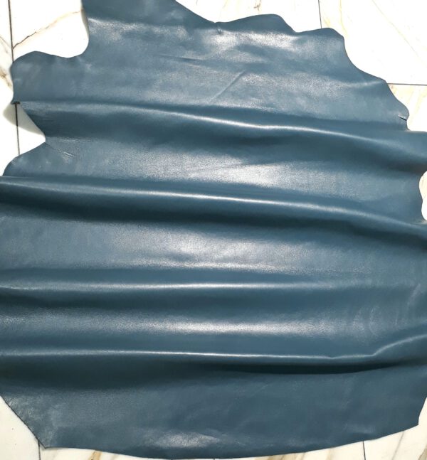 1x Lederhaut (LT-1577), türkisblau, 1,8mm, nappa – Bild 2