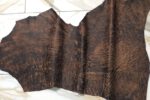 1x Lederhaut (FO-1591), tabakbraun, 0,7mm, nappa