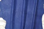 1x Lederhaut (FO-1601), saphirblau, 0,5mm, nappa