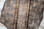 1x Lederhaut (FO-1602), antikbraun, 0,4mm, nappa handbemalt