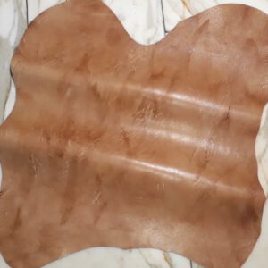1x Lederhaut (GO-1611), hautfarben, 0,7mm, nappa handbemalt