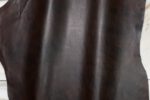 1x Lederhaut (GO-1613), maronenbraun, 0,7mm, nappa handbemalt