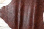 1x Lederhaut (GO-1614), kastanienbraun, 0,8mm, nappa handbemalt