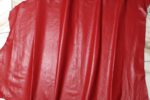 1x Lederhaut (LT-1617), erdbeerrot, 0,5mm, nappa