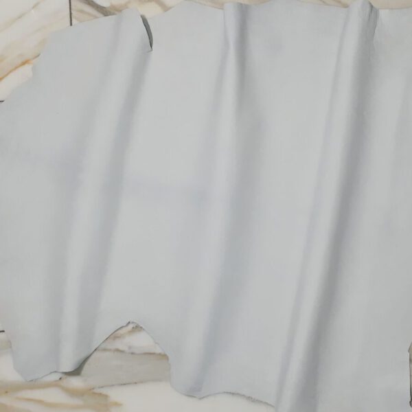 1x Lederhaut (AO-1619), naturgrau, 0,5mm, nappa