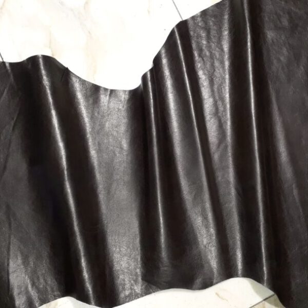 1x Lederhaut (AO-1620), moccabraun, 0,5mm, nappa