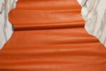 1x Lederhaut (FO-1622), orange, 0,6mm, nappa