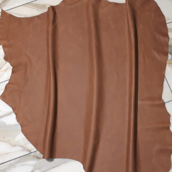 1x Lederhaut (LO-1633), camelbraun, 0,3mm, nappa