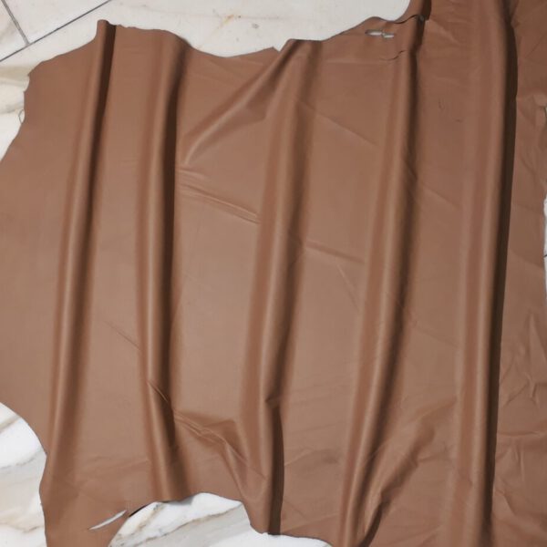 1x Lederhaut (LO-1634), camelbraun, 0,3mm, nappa