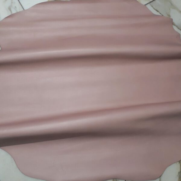 1x Lederhaut (SB-1645), altrosafarben, 0,8mm, nappa