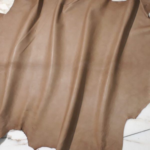 1x Lederhaut (SD-1662), camelbraun, 0,6mm, nappa