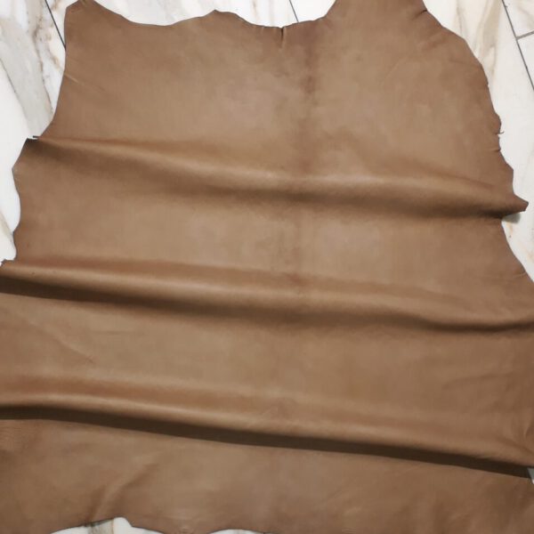 1x Lederhaut (SC-1663), camelbraun, 0,6mm, nappa