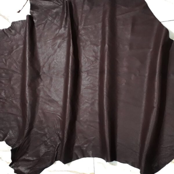 1x Lederhaut (RO-1671), schokobraun, 0,6mm, nappa