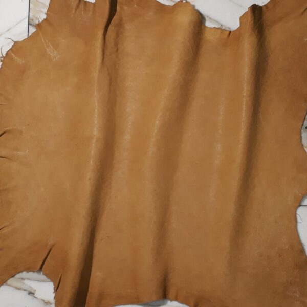 1x Lederhaut (LA-1675), camelbraun, 0,9mm, nappa