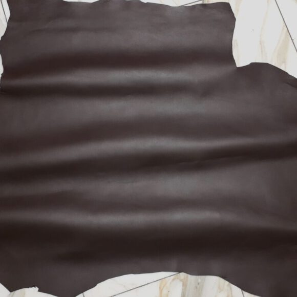 1x Lederhaut (AO-1680), moccabraun, 0,7mm, nappa