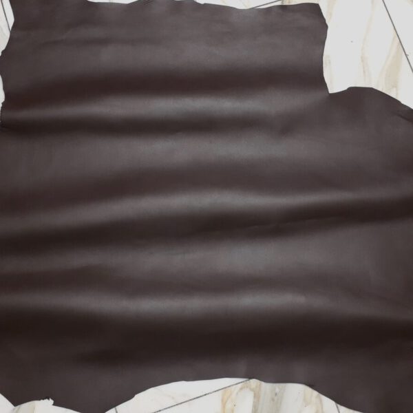 1x Lederhaut (LA-1680), moccabraun, 0,7mm, nappa