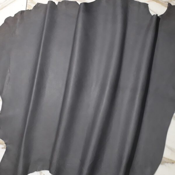 1x Lederhaut (LA-1685), grau, 0,7mm, nappa