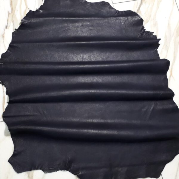 1x Lederhaut (AO-1688), marineblau, 0,7mm, nappa