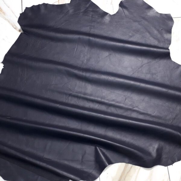 1x Lederhaut (LA-1700), marineblau, 0,8mm, nappa