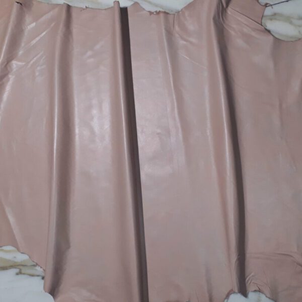 1x Lederhaut (EO-1718), altrosafarben, 0,4mm, nappa