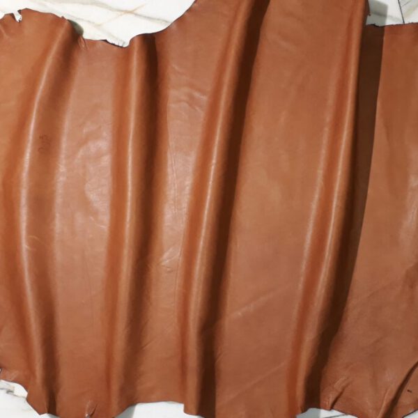 1x Lederhaut (SF-1730), cognacbraun, 0,7mm, nappa