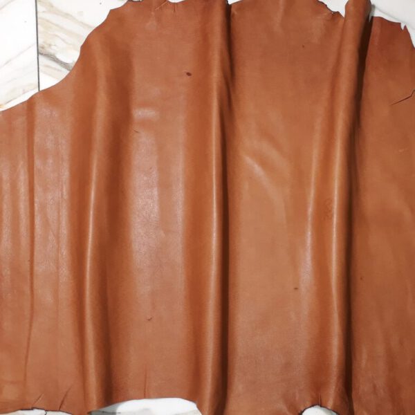 1x Lederhaut (SF-1732), cognacbraun, 0,7mm, nappa