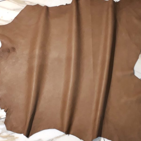 1x Lederhaut (SG-1742), camelbraun, 0,6mm, nappa