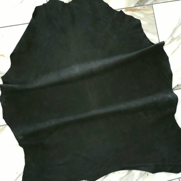 1x Lederhaut (BO-143), lodengrün, velours