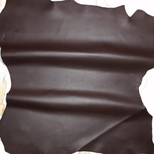 1x Lederhaut (SG-1769), schokobraun, 0,6mm, nappa