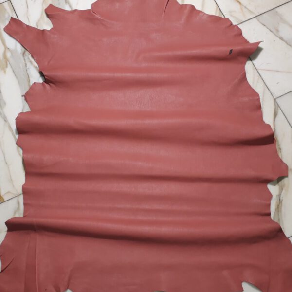 1x Lederhaut (SG-1771), lachsfarben, 0,8mm, nappa