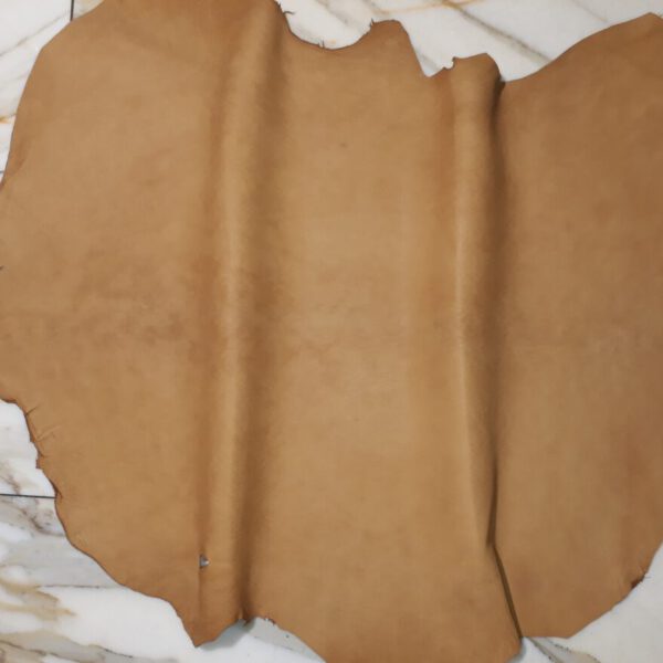 1x Lederhaut (EO-1773), camelbraun, 0,6mm, nappa
