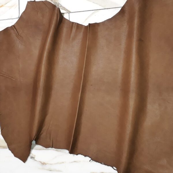 1x Lederhaut (SF-1794), camelbraun, 0,6mm, nappa