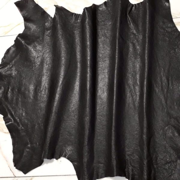 1x Lederhaut (HO-1799), schwarzbraun, 0,8mm, nappa