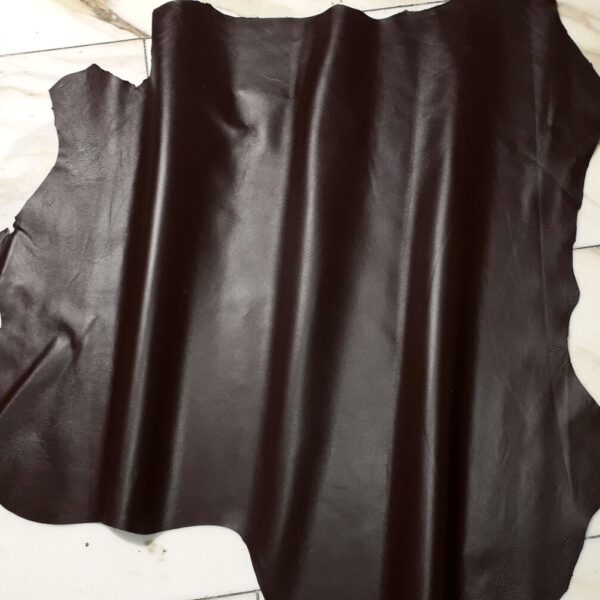 1x Lederhaut (SF-1806), schokobraun, 0,7mm, nappa