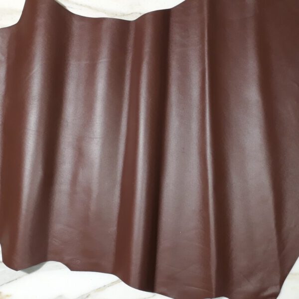 1x Lederhaut (SF-1808), schokobraun, 0,7mm, nappa