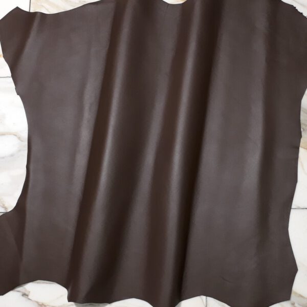 1x Lederhaut (HO-1818), dunkelbraun, 0,6mm, nappa