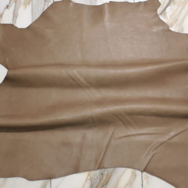 1x Lederhaut (SG-1822), sandfarben, 1,0mm, nappa