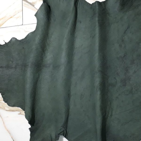 1x Lederhaut (RO-1829), smaragdgrün, 1,0mm, nappa