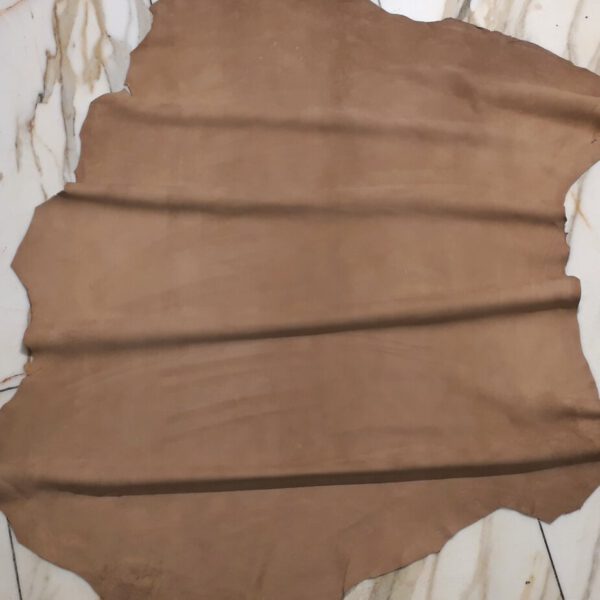 1x Lederhaut (XH-1845), hautfarben, 0,6mm, velours