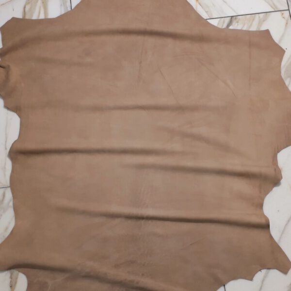 1x Lederhaut (XH-1846), hautfarben, 0,6mm, velours