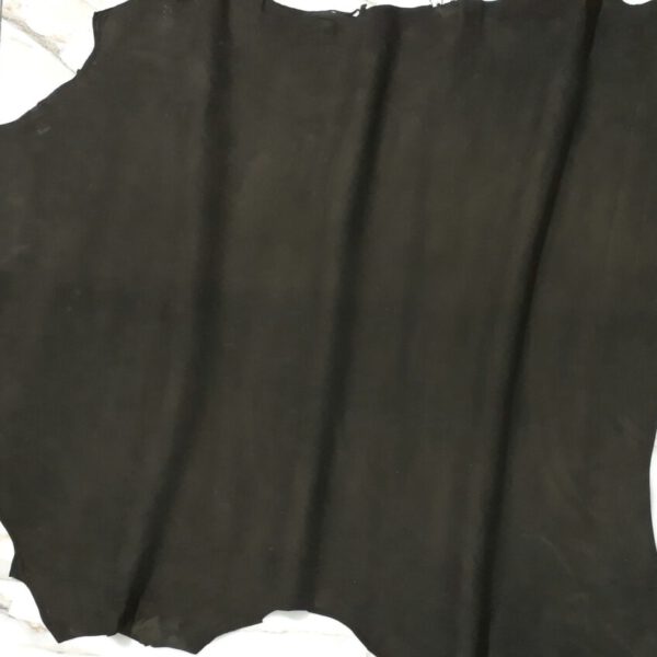 1x Lederhaut (XH-1847), lodengrün, 0,6mm, velours