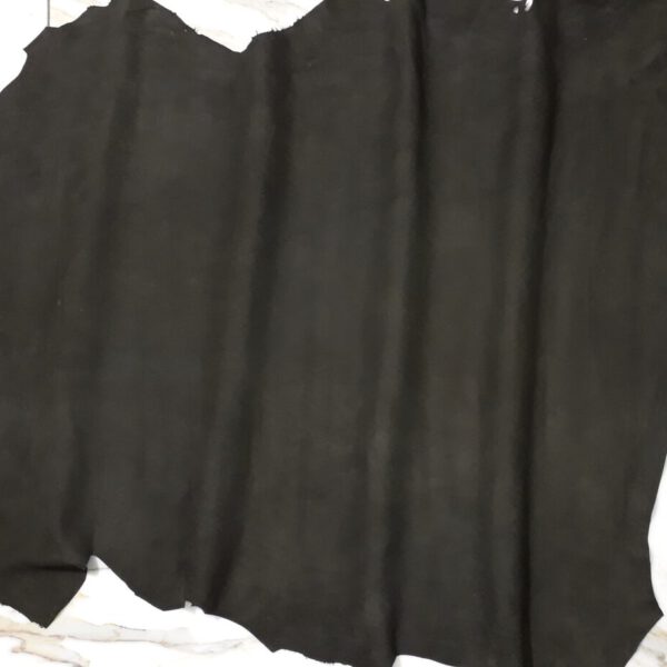 1x Lederhaut (XH-1848), lodengrün, 0,6mm, velours