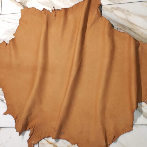 1x Lederhaut (XH-1851), cognacbraun, 0,6mm, nappa